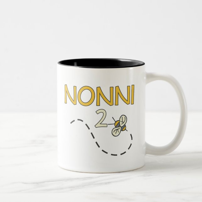 Tasse 2 Couleurs Abeille de Nonni 2 (Droit)