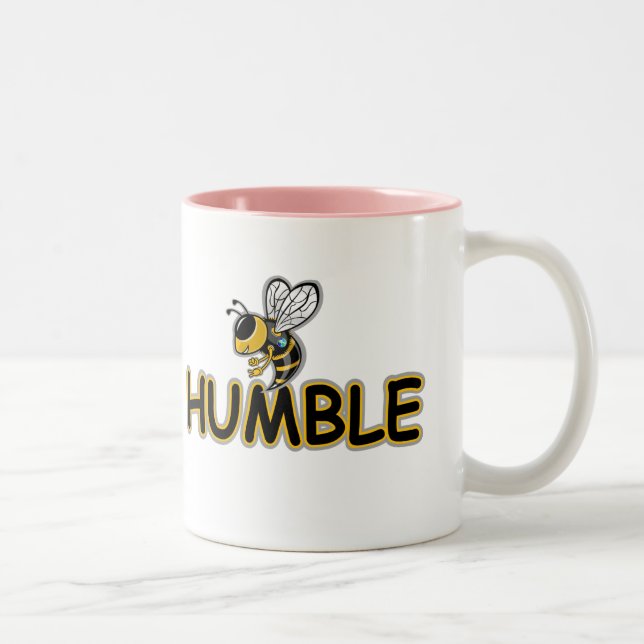 TASSE 2 COULEURS ABEILLE HUMBLE  (Droit)