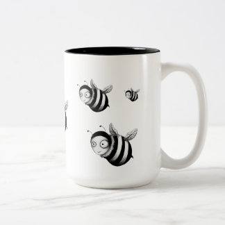 Tasse 2 Couleurs Abeilles folles