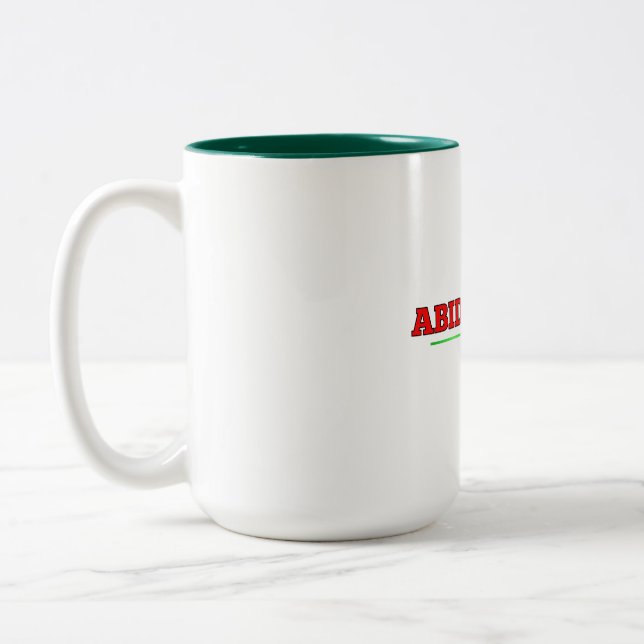 Tasse 2 Couleurs Abide en DIEU (Gauche)