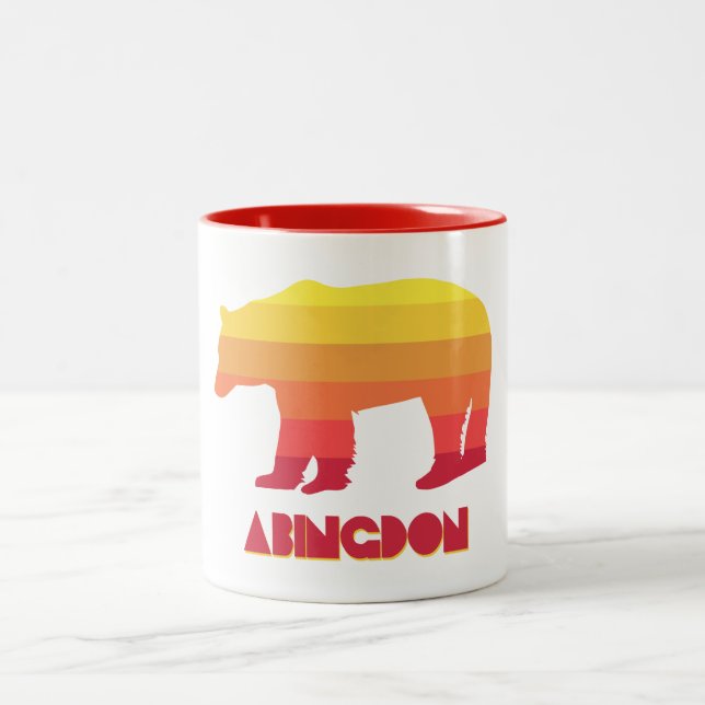Tasse 2 Couleurs Abingdon Virginia Ours Arc-en-ciel (Centre)