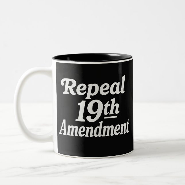 Tasse 2 Couleurs Abroger le 19e amendement  (Gauche)