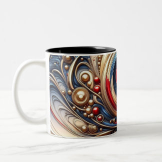 Tasse 2 Couleurs Abstrait moderne