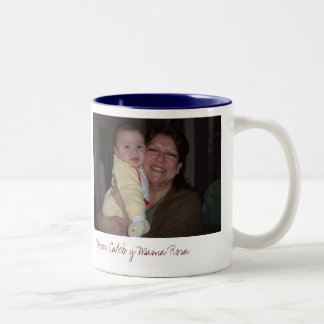 Tasse 2 Couleurs AbuelitaAndMeDucky, maman Rosa de Besos Caleb y