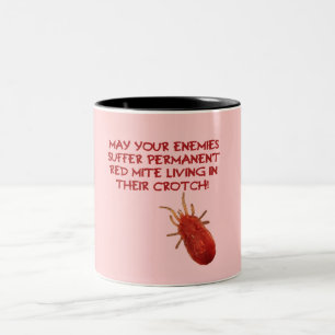 Tasse 2 Couleurs Acarides rouges