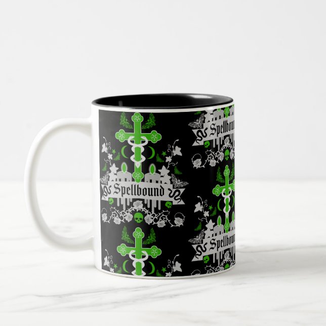Tasse 2 Couleurs Accessoires de mode Gothique Post Punk (Gauche)