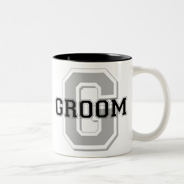 Tasse 2 Couleurs Acclamation de marié (Droit)