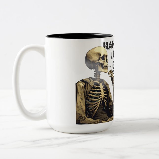 Tasse 2 Couleurs Accroche-toi, laisse-moi oublier ça (Gauche)