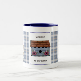 Tasse 2 Couleurs Accueil à notre maison