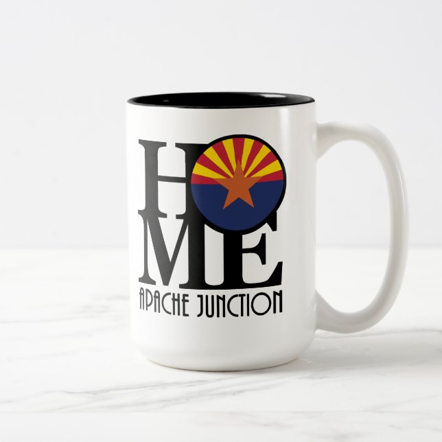Tasse 2 Couleurs ACCUEIL Apache Junction 15oz (Droit)