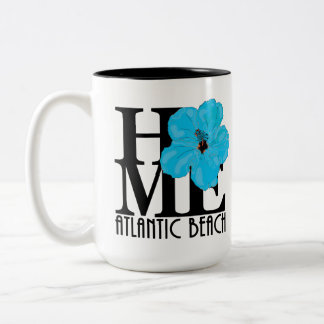 Tasse 2 Couleurs ACCUEIL Atlantic Beach Hibiscus bleu 15oz