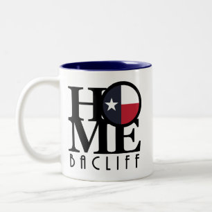 Tasse 2 Couleurs ACCUEIL Bacliff Texas