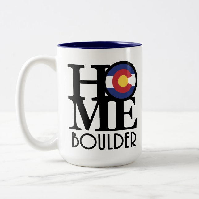 Tasse 2 Couleurs ACCUEIL Boulder 15oz (Gauche)