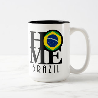 Tasse 2 Couleurs ACCUEIL Brésil 15oz
