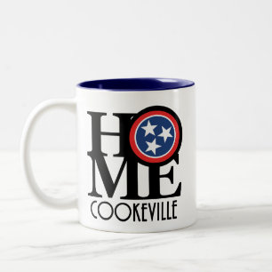 Tasse 2 Couleurs ACCUEIL Cookeville Tennessee 11oz