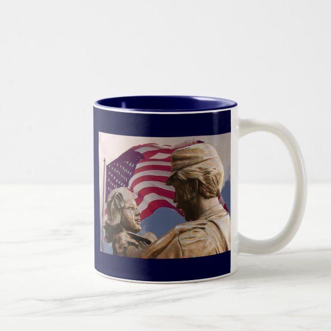 Tasse 2 Couleurs Accueil du jour commémoratif (Droit)