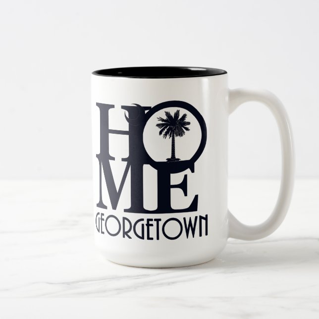 Tasse 2 Couleurs ACCUEIL Georgetown SC 15oz (Droit)