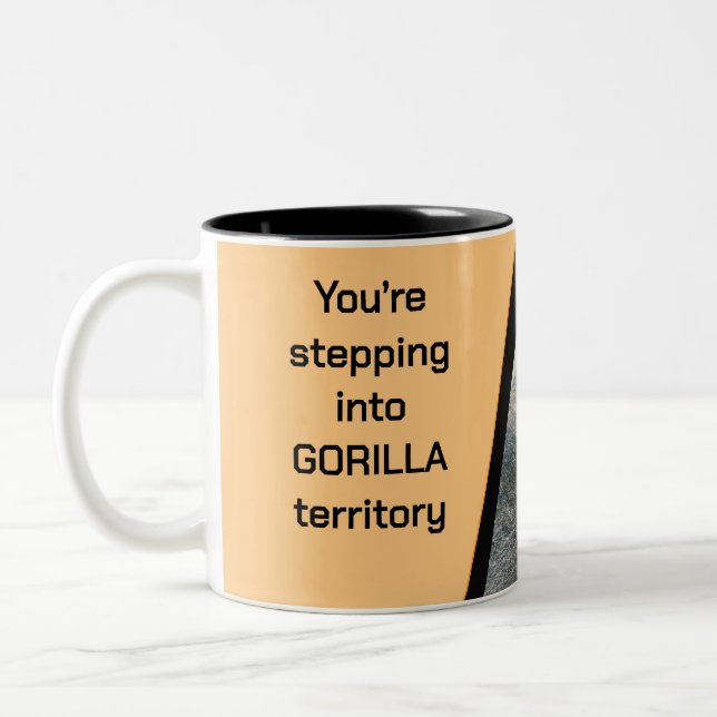 Tasse 2 Couleurs Accueil Gorilla (Gauche)