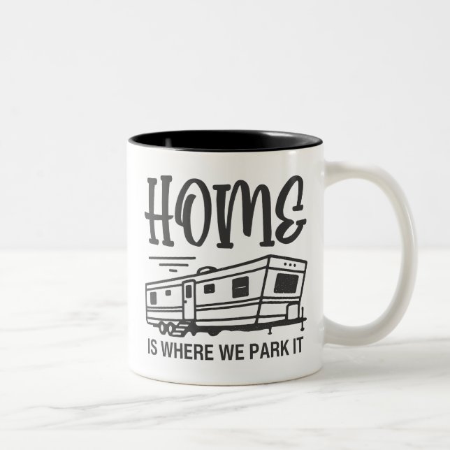 Tasse 2 Couleurs Accueil Où Vous Le Garez (Droit)