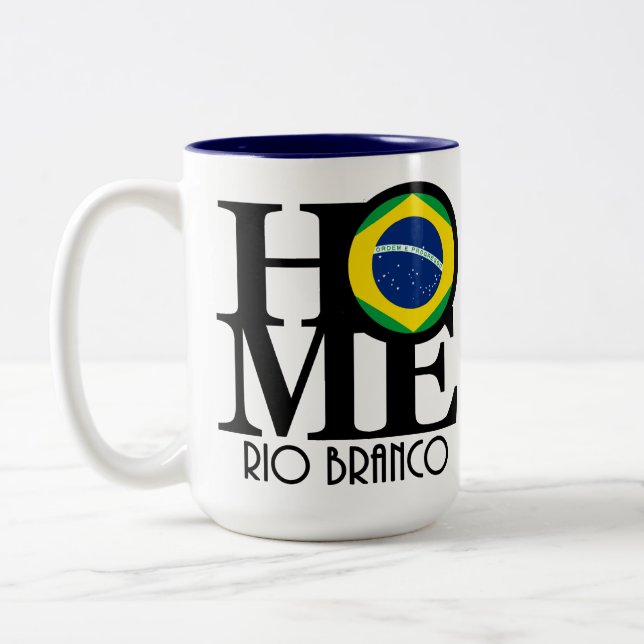 Tasse 2 Couleurs ACCUEIL Rio Branco 15oz (Gauche)