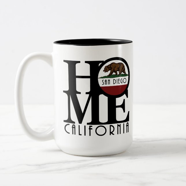 Tasse 2 Couleurs ACCUEIL San Diego 15oz (Gauche)