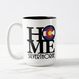 Tasse 2 Couleurs ACCUEIL Silverthorne COlorado 15oz
