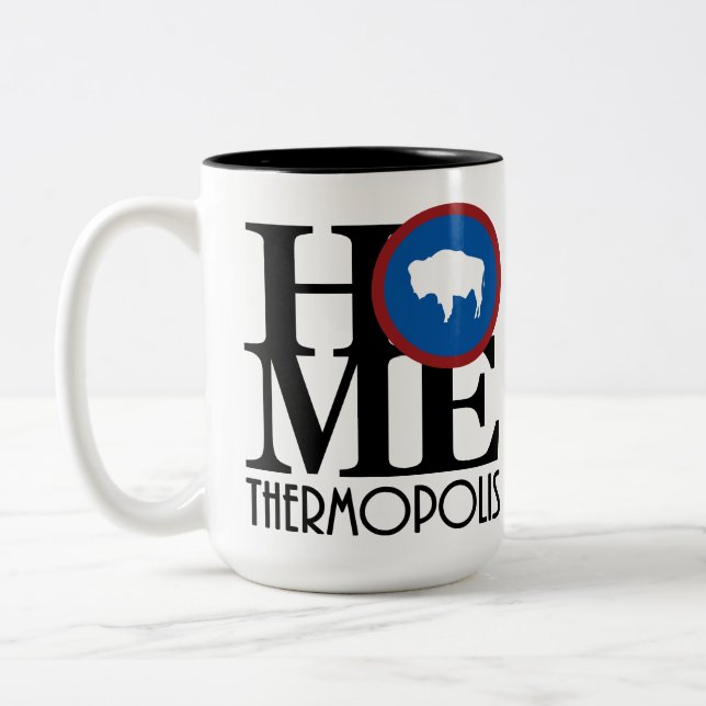 Tasse 2 Couleurs ACCUEIL Thermopolis 15oz (Gauche)