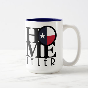 Tasse 2 Couleurs ACCUEIL Tyler Texas 15oz