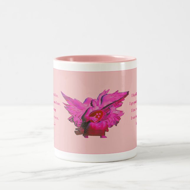 Tasse 2 Couleurs ACIM Gift Mug, Citation Spirituelle, Thème Angel R (Centre)