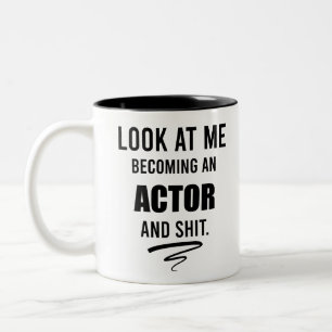 Tasse 2 Couleurs Actor Graduation Party Funny Gift Theater Amoureux
