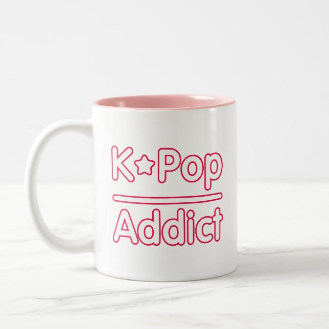 Tasse 2 Couleurs Addict Kpop (Gauche)