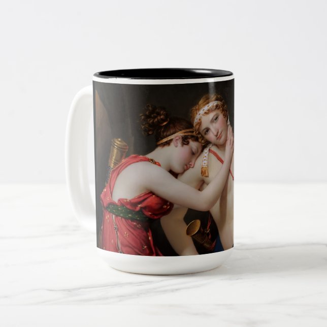 Tasse 2 Couleurs Adieu de Telemachus et Eucharis (Devant gauche)