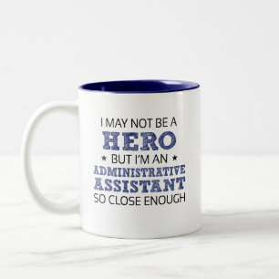 Tasse 2 Couleurs Adjointe administrative Nouveauté Humour
