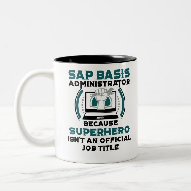 Tasse 2 Couleurs Administrateur SAP Basis (Gauche)