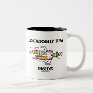 Tasse 2 Couleurs ADN de leadership à l'intérieur (réplication de l'