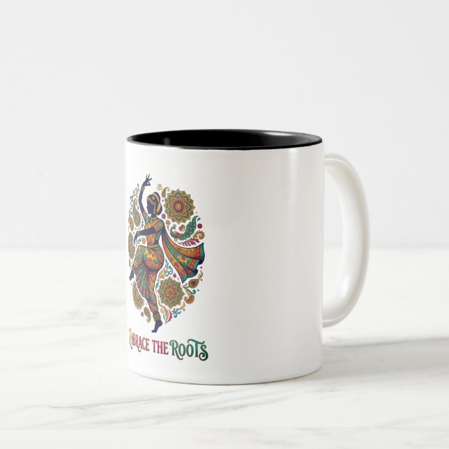 Tasse 2 Couleurs Adopter la danse Roots (Devant droit)