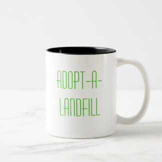 Tasse 2 Couleurs Adopter-UN-Décharge