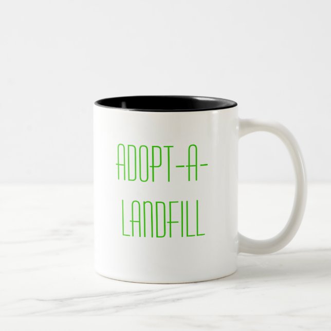 Tasse 2 Couleurs Adopter-UN-Décharge (Droit)