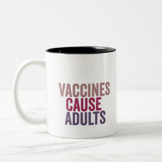 Tasse 2 Couleurs Adultes de cause de vaccins
