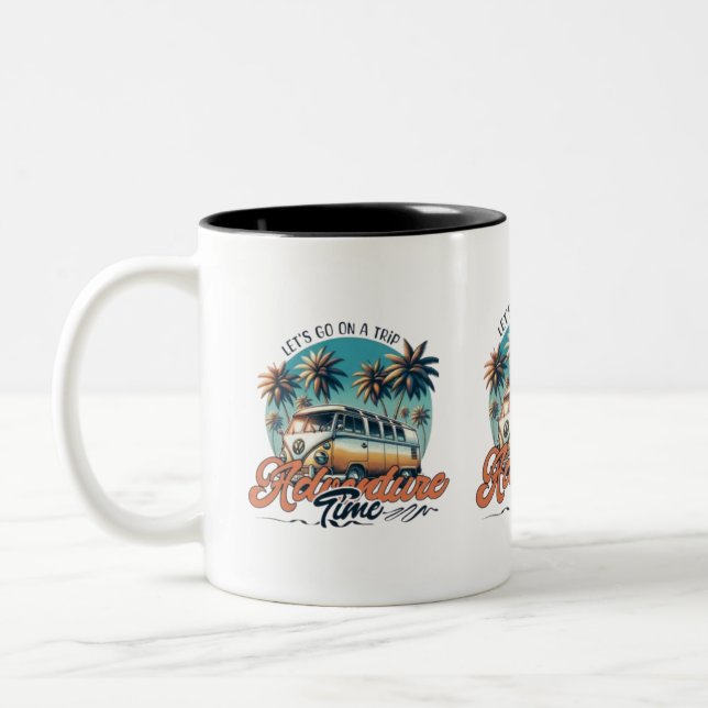 Tasse 2 Couleurs Adventure Time  (Gauche)