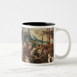 Tasse 2 Couleurs Aeneas prépare pour mener les Trojan dans l'exil