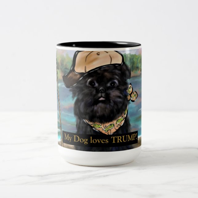 Tasse 2 Couleurs Affenpinscher (Centre)