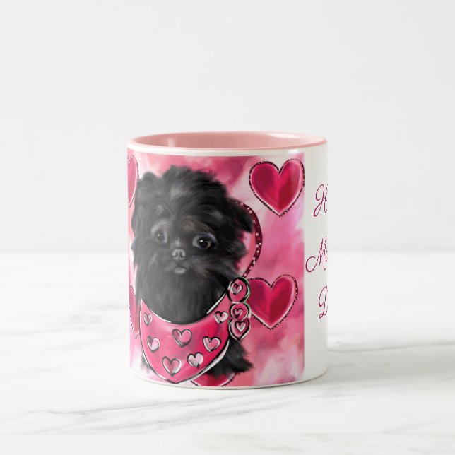 Tasse 2 Couleurs Affenpinscher   (Centre)