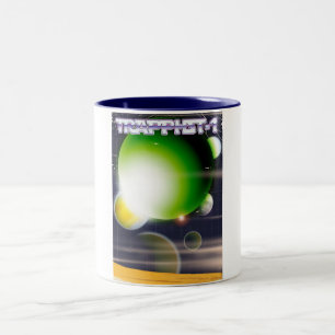 Tasse 2 Couleurs Affiche de science-fiction TRAPPIST-1.