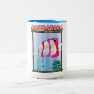 Tasse 2 Couleurs Affiche de voyage à Bundaberg Australie