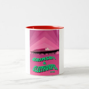 Tasse 2 Couleurs Affiche de voyage pour la jetée de Grimsby & Cleet