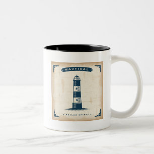 Tasse 2 Couleurs Affiche vintage 1 de phare