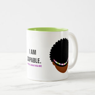 Tasse 2 Couleurs Affirmation #Proud2BNaturalMe