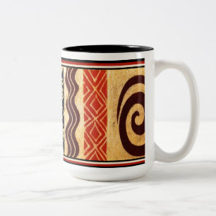 Tasse 2 Couleurs African Primordial Decor