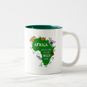 Tasse 2 Couleurs Afrique sauvage